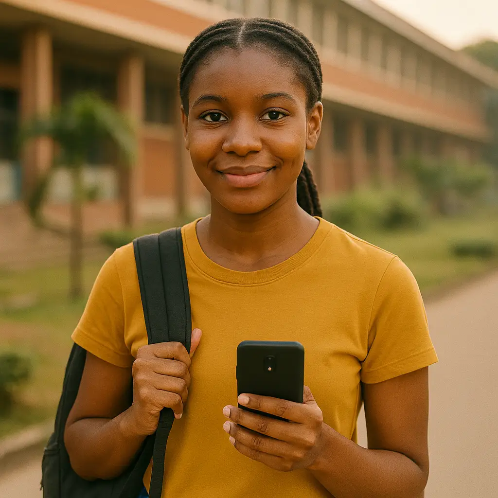 Persona Grâce, étudiante connectée